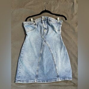 Zara Light Blue Denim dress